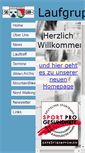 Mobile Screenshot of laufen.skiclub-aising-pang.de