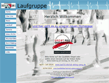 Tablet Screenshot of laufen.skiclub-aising-pang.de